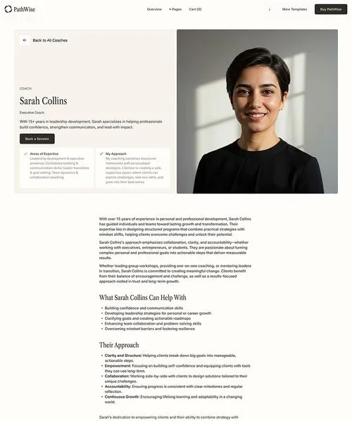 Schools Coaching Webflow template
