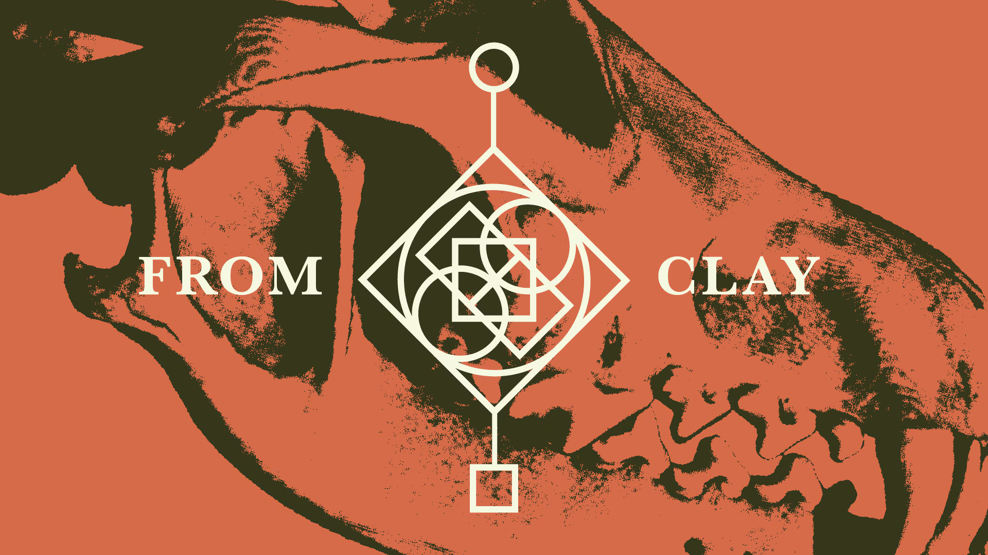 From Clay with the mother-father symbol in the center.