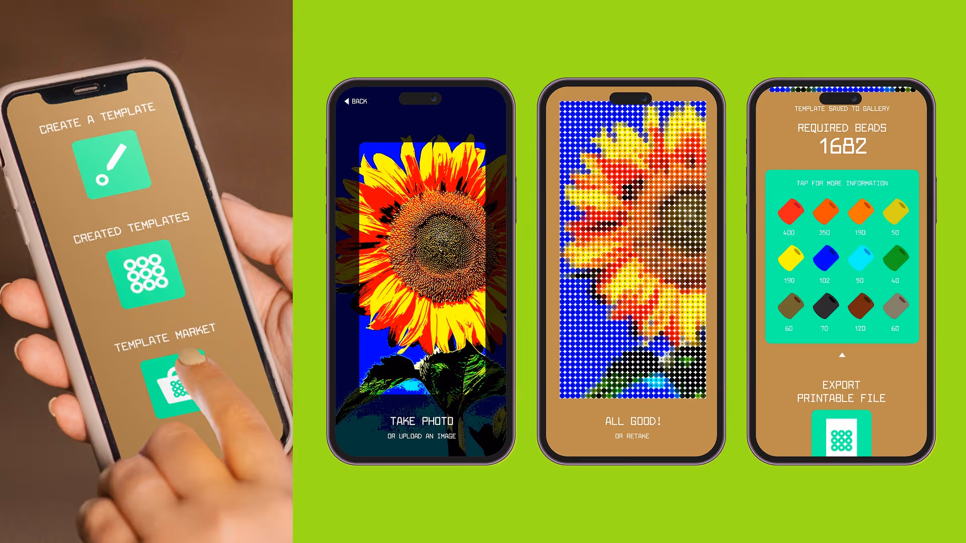 A Perler app that allows people to create their own design templates.