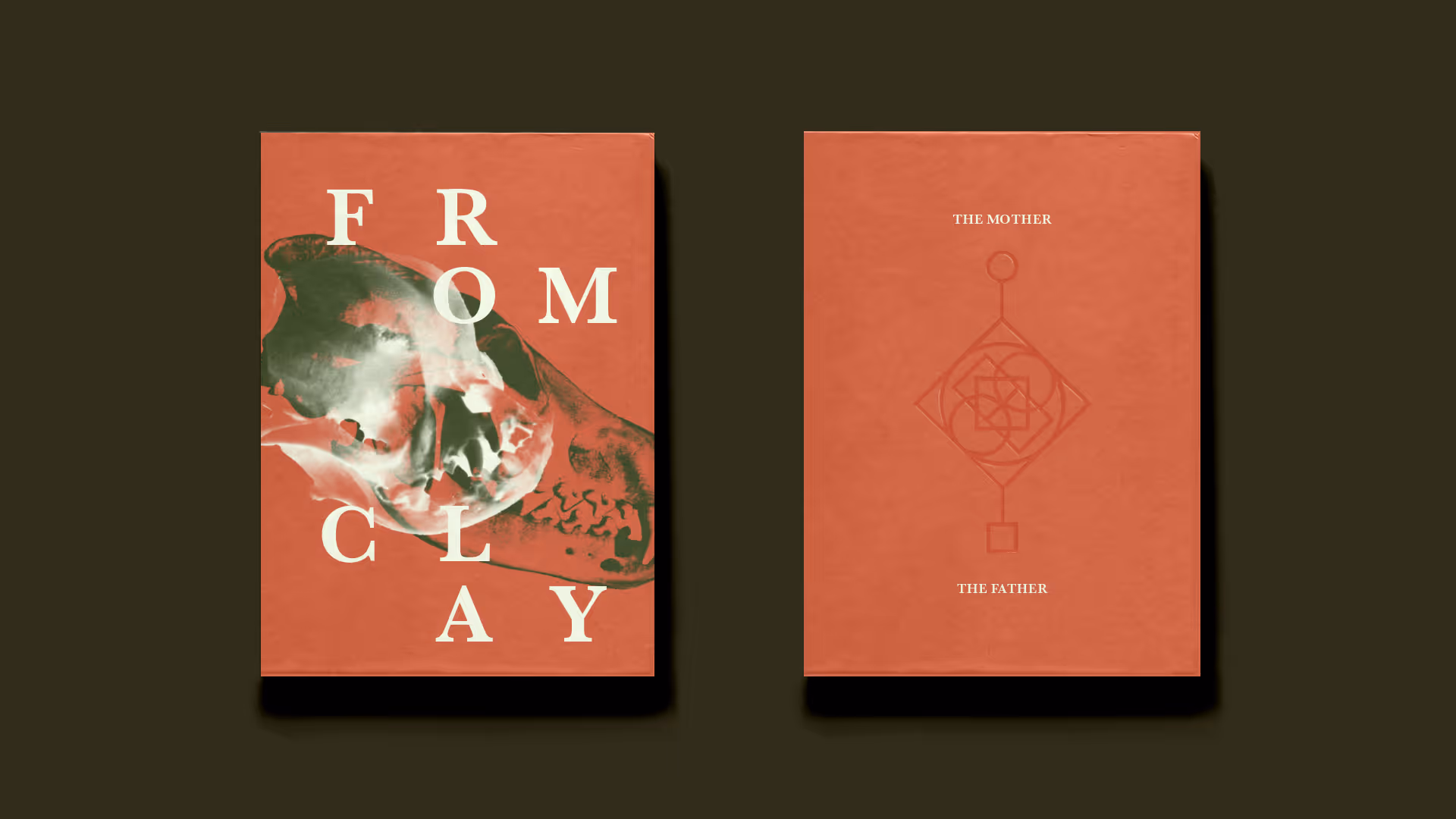 The front and back of "From Clay".