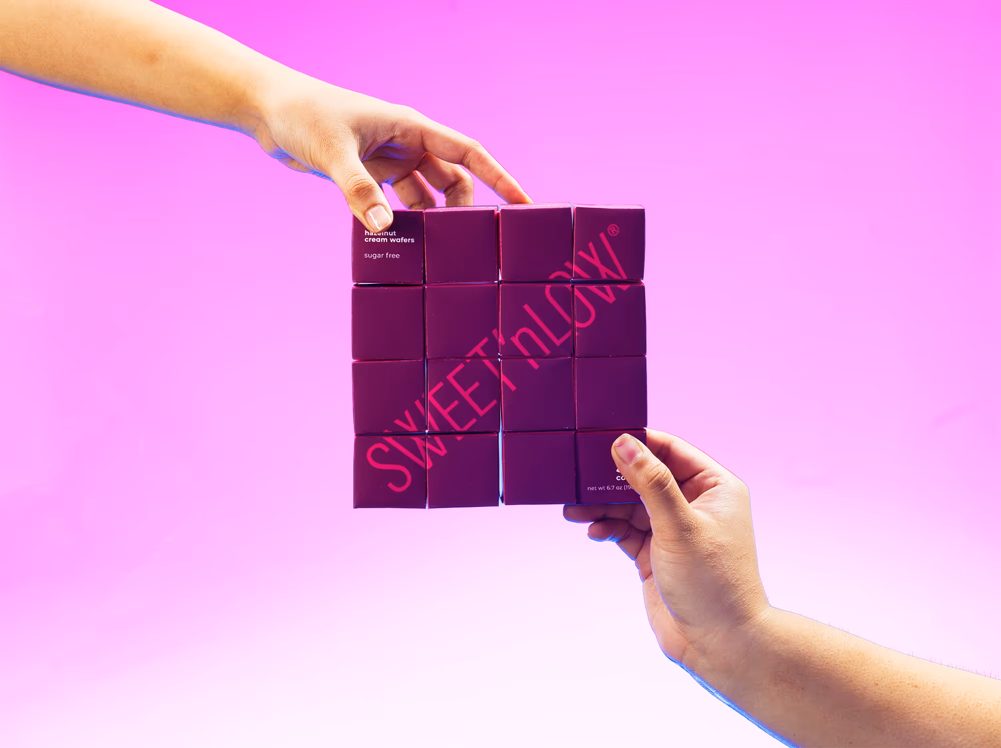 Sweet'N Low wafer packaging.