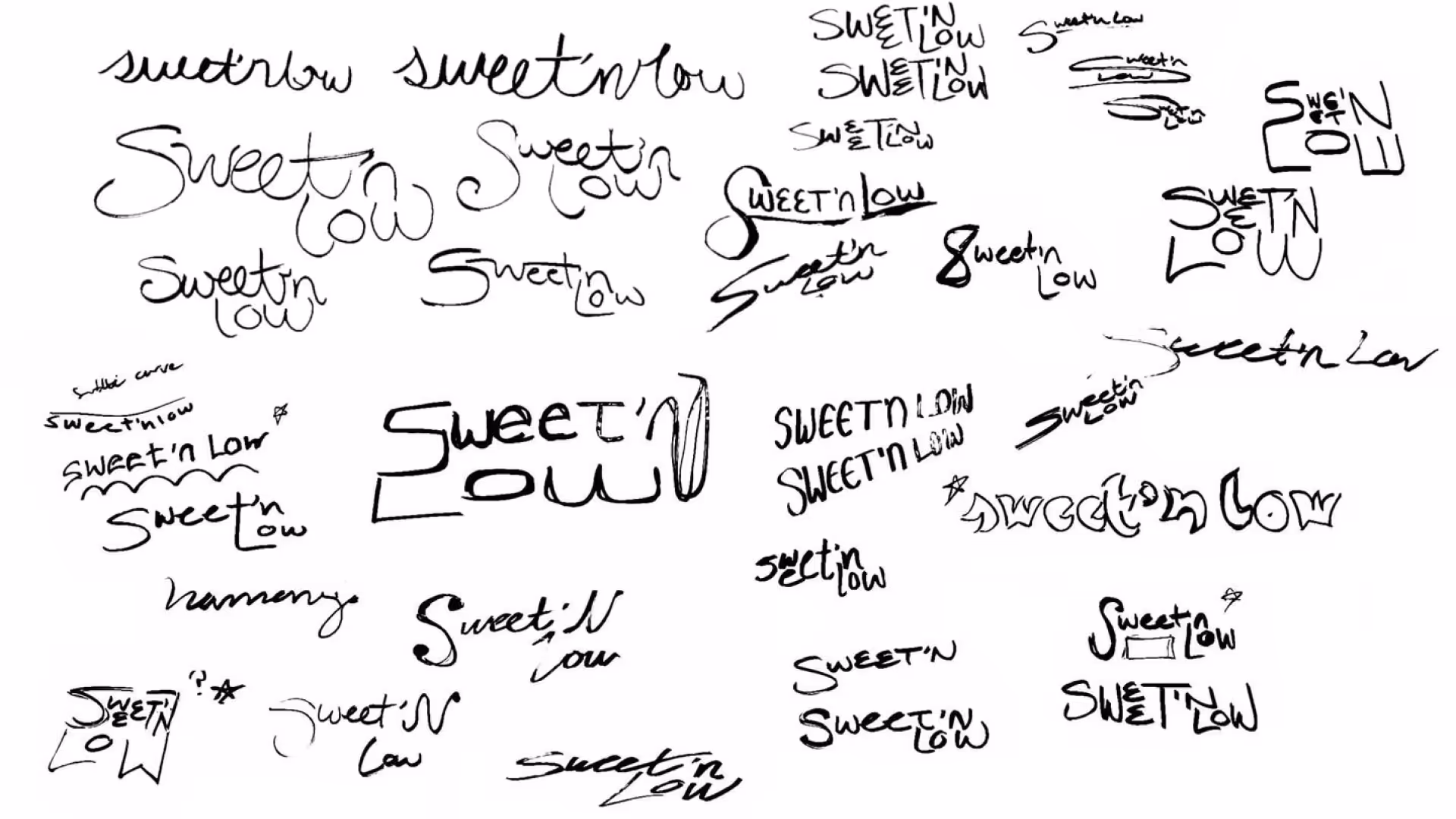 Sweet'N Low logo exploration.