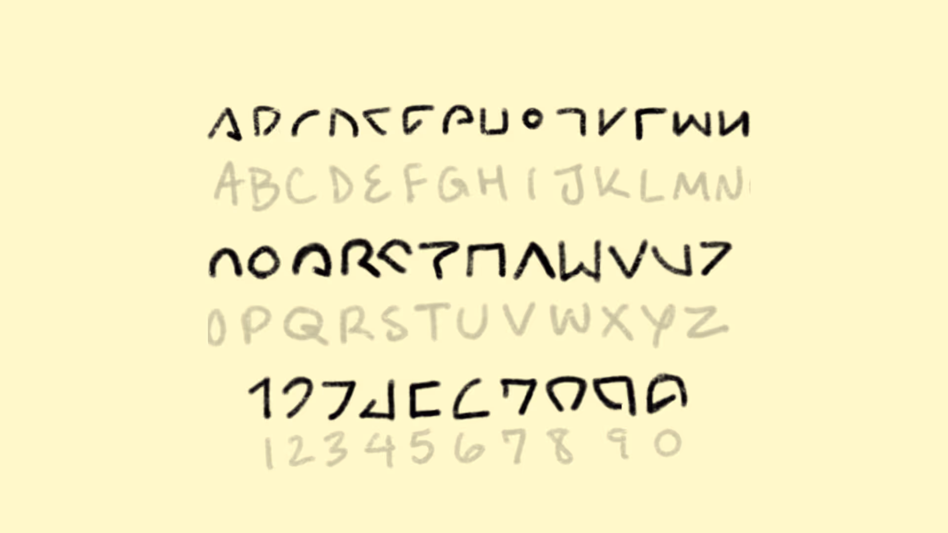 Glyph overview for Archaen Rasai.