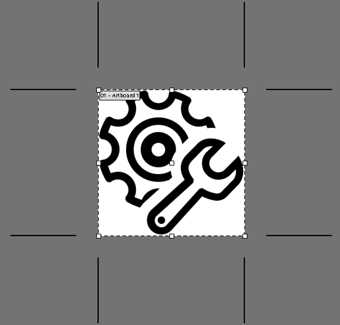 Crop art boards tight to your graphics