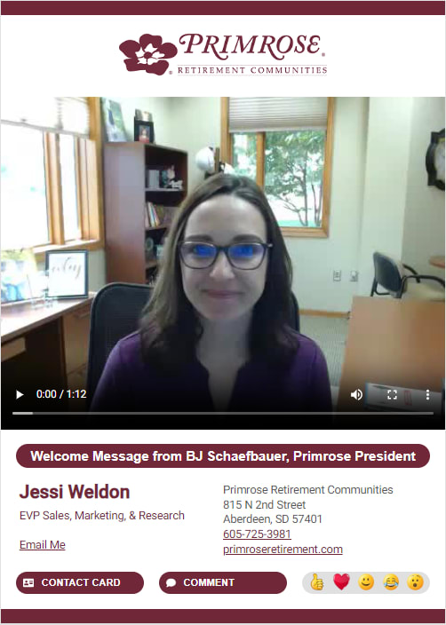 Direct your call-to-action button to your website where you can show off your floor plans, amenities, and more! 