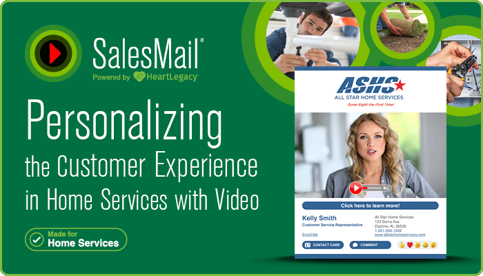 Personalizing the Customer Experience in Home Services with Video