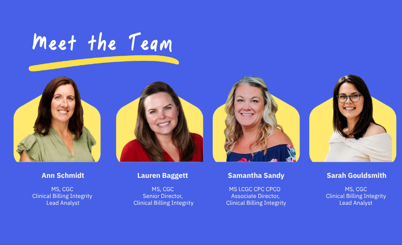 The GeneDx Clinical Billing Integrity Team