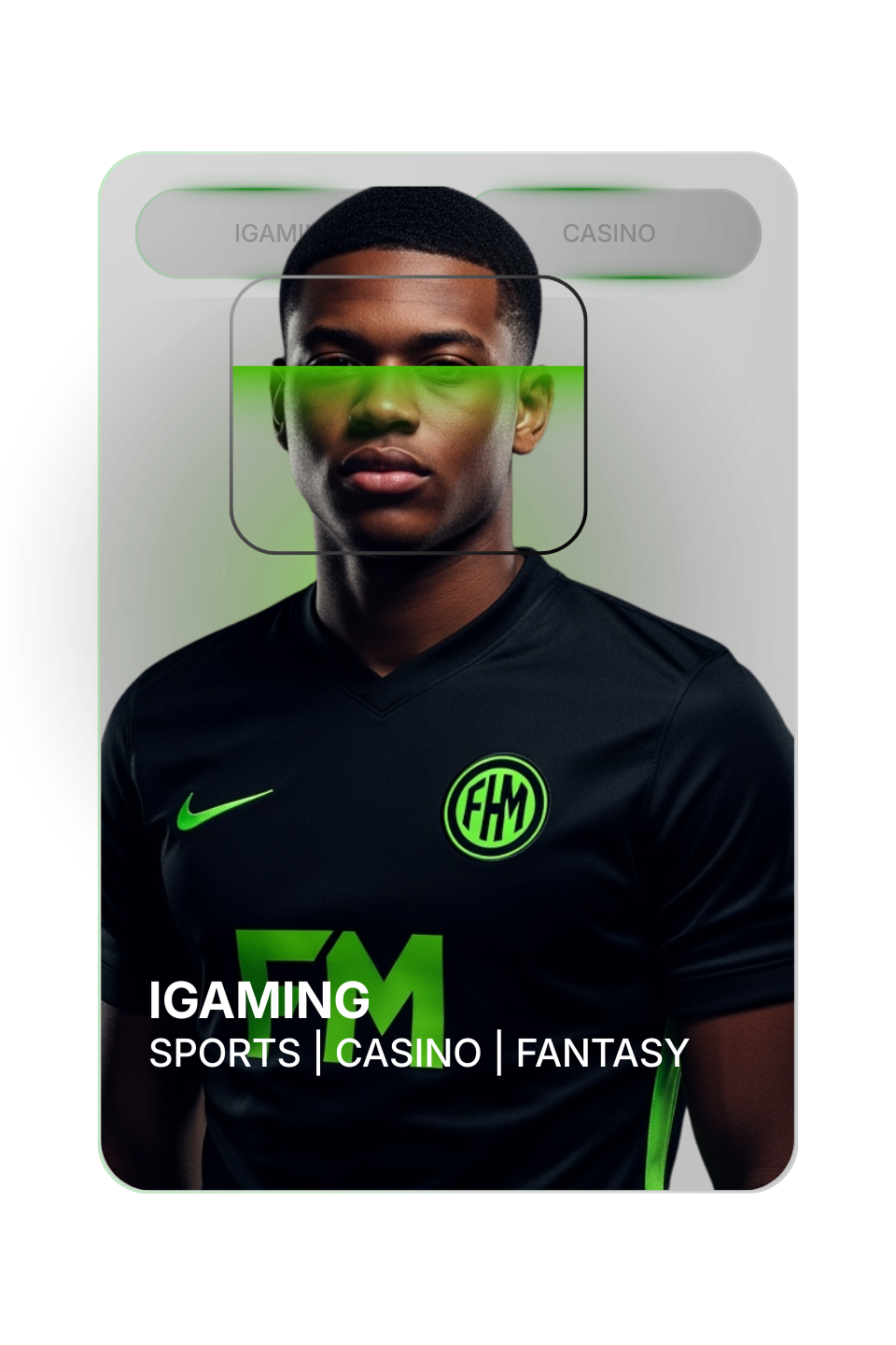 Sports fan using mobile for iGaming activity, representing Finovation Media’s sportsbook and casino marketing solutions.