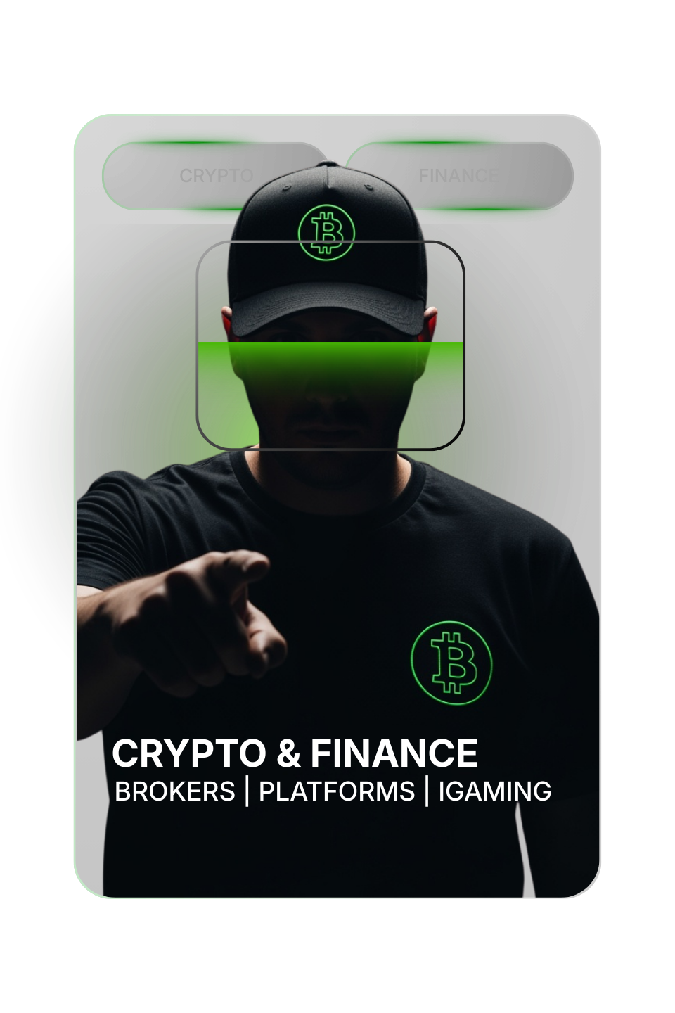 User engaging with crypto and FX content on mobile, illustrating Finovation Media’s marketing solutions for brokers and crypto platforms.
