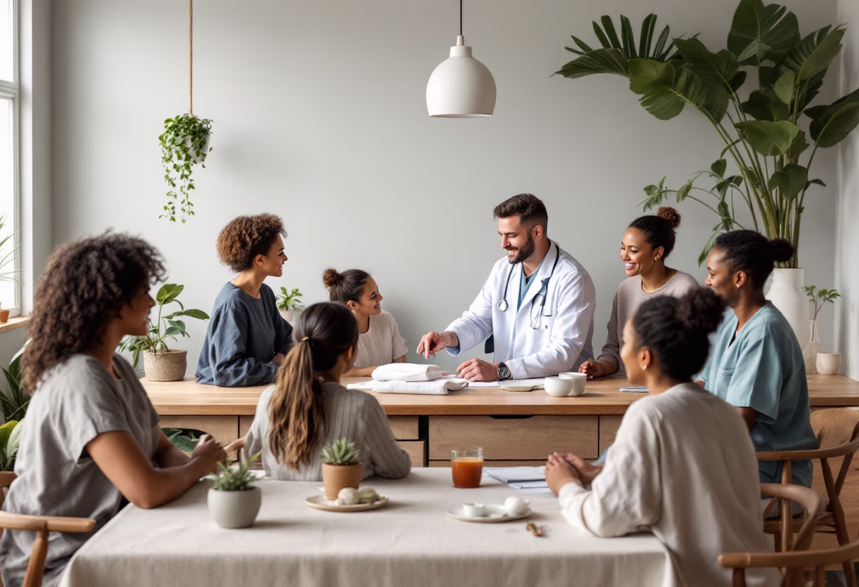 image of medical aid being provided