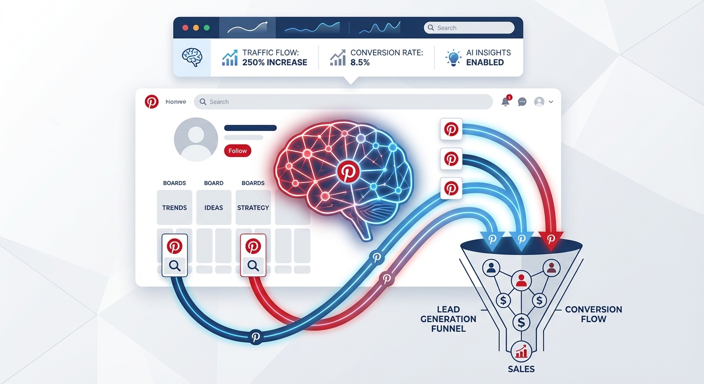 Your Pinterest Powerhouse: AI-Driven Traffic & Leads