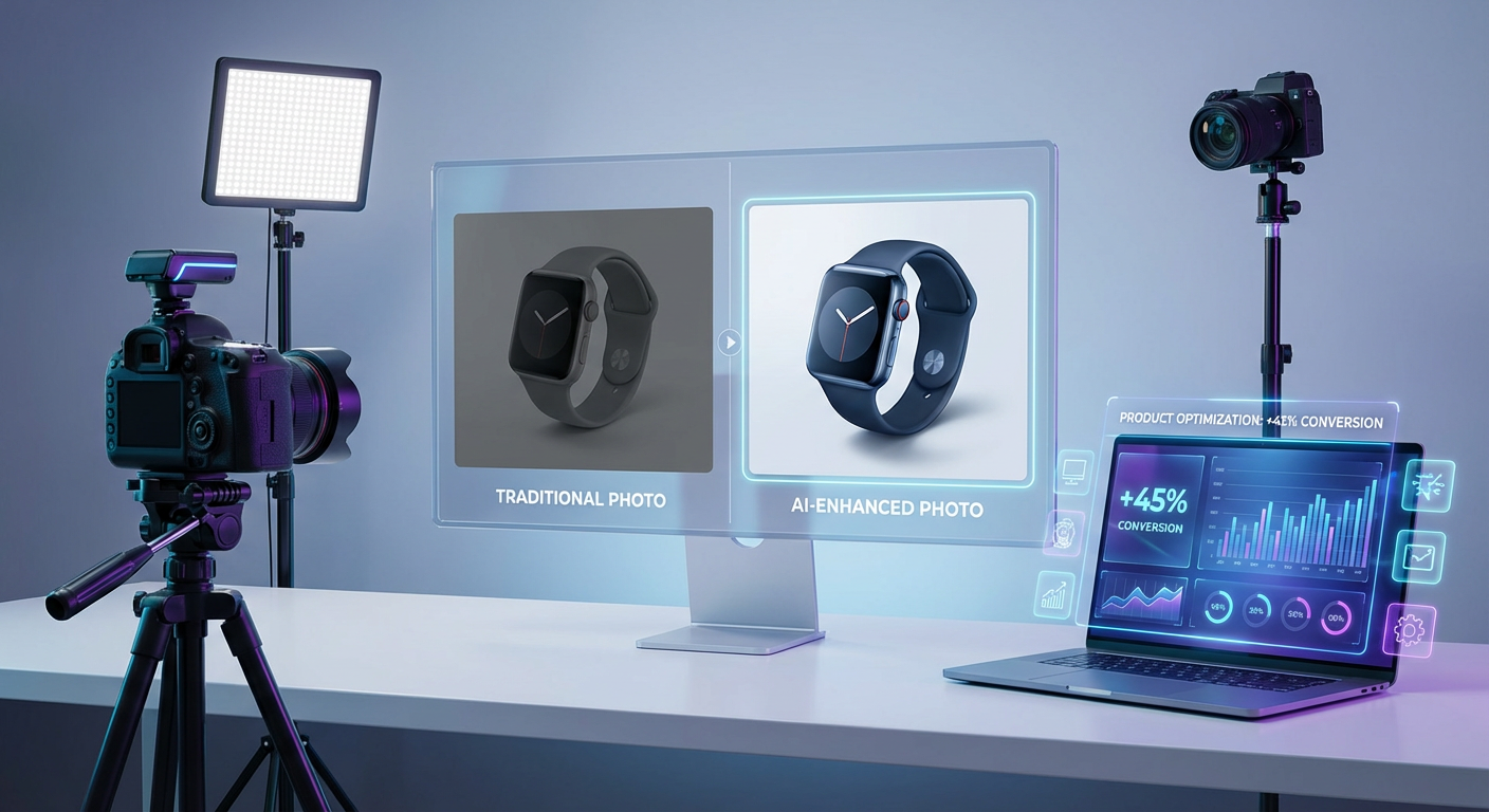 AI Product Photography Boosting E-commerce Sales 50% in 2025