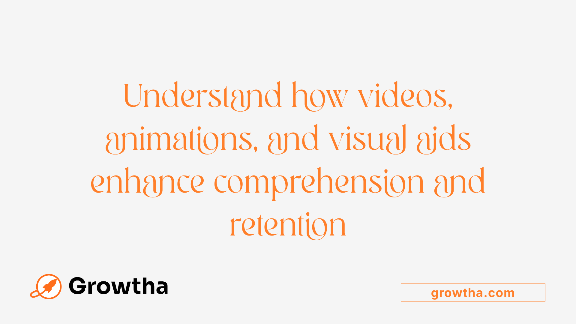 Understand how videos, animations, and visual aids enhance comprehension and retention