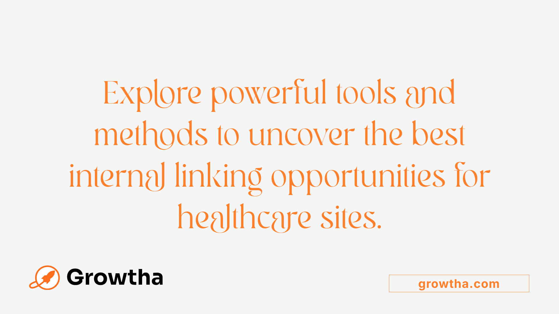 Explore powerful tools and methods to uncover the best internal linking opportunities for healthcare sites.