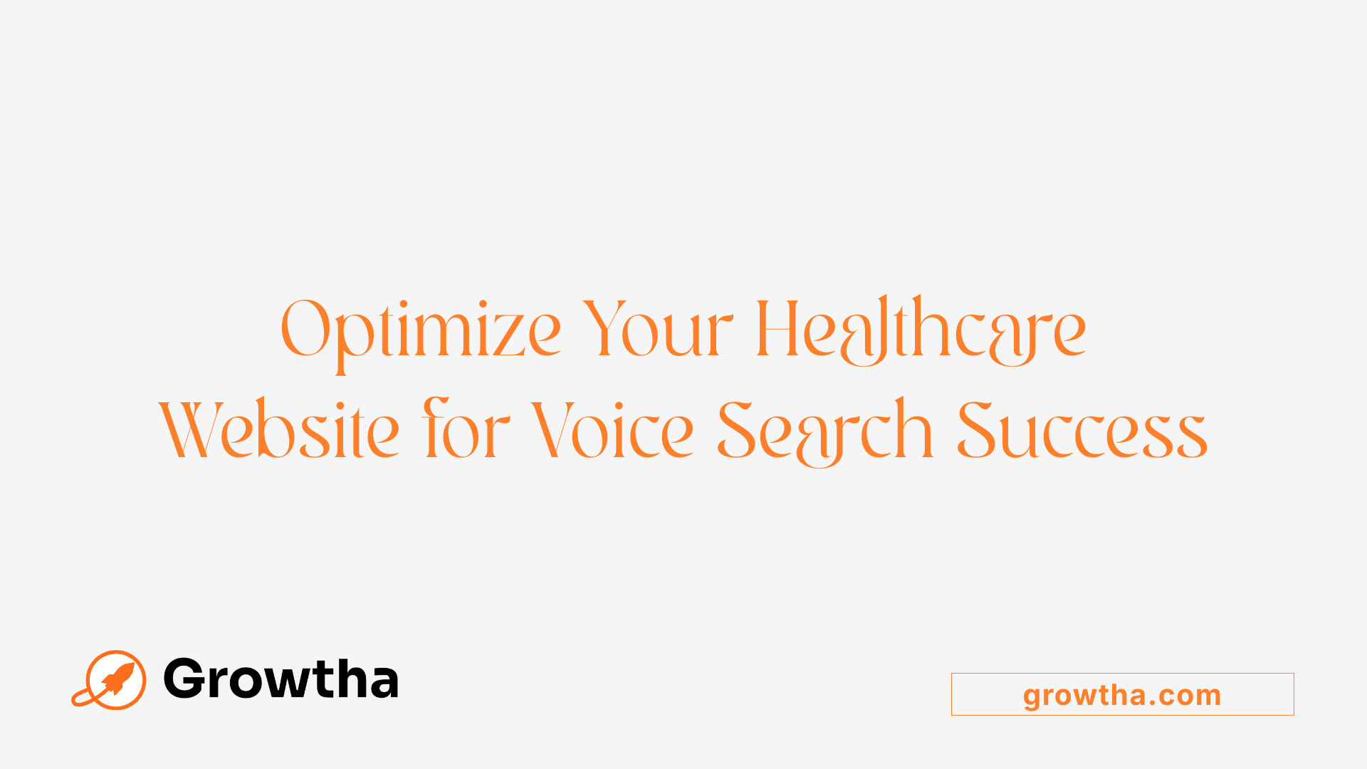 Optimize Your Healthcare Website for Voice Search Success