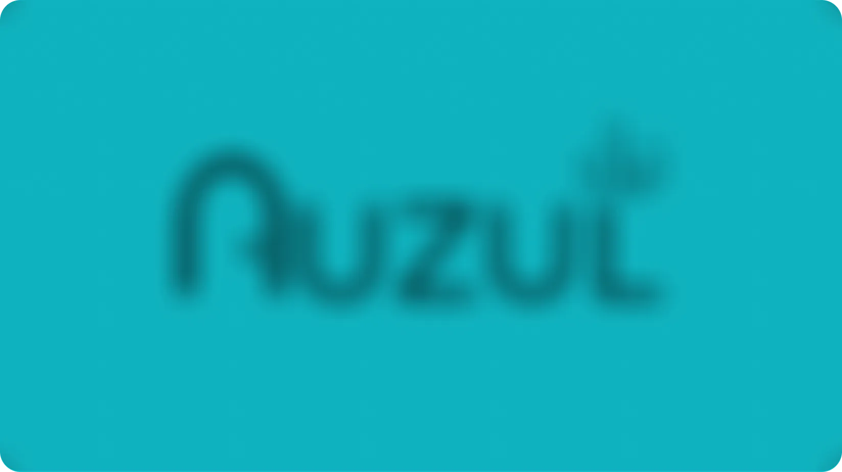 Blurry text reading 'Ruzut' on a green background.