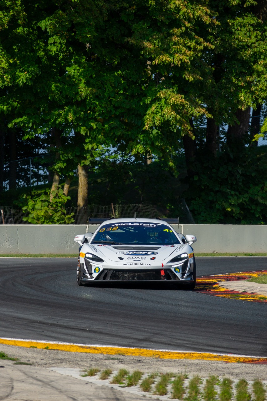 Alex Pollard in the McLaren at Road America
