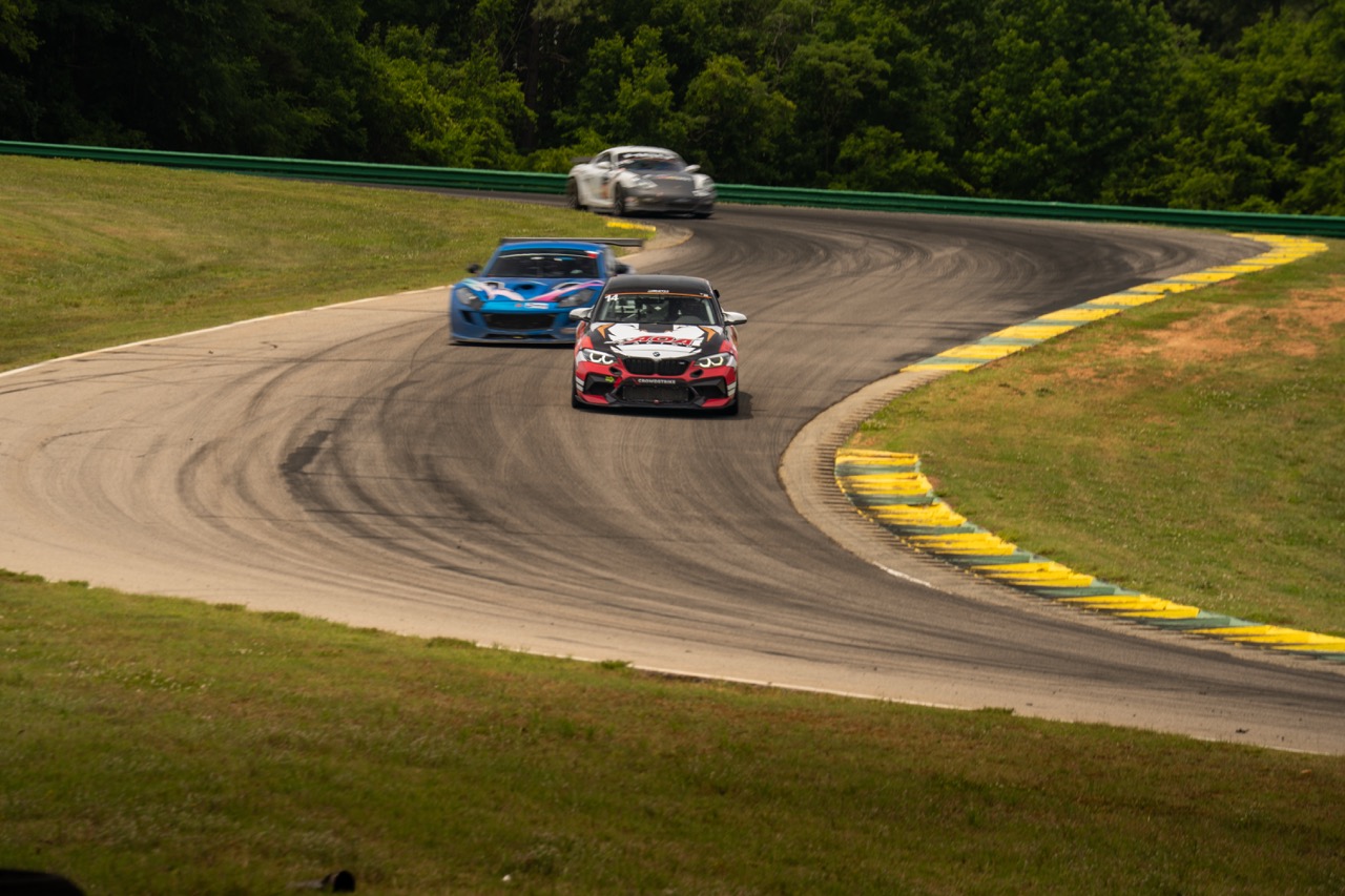 Alex Pollard's BMW M2 on track at VIR