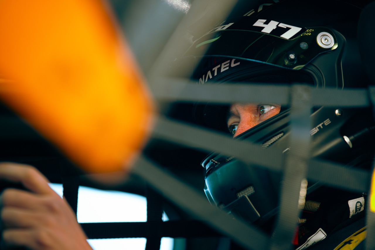 With the RWE team in the garage at Sonoma