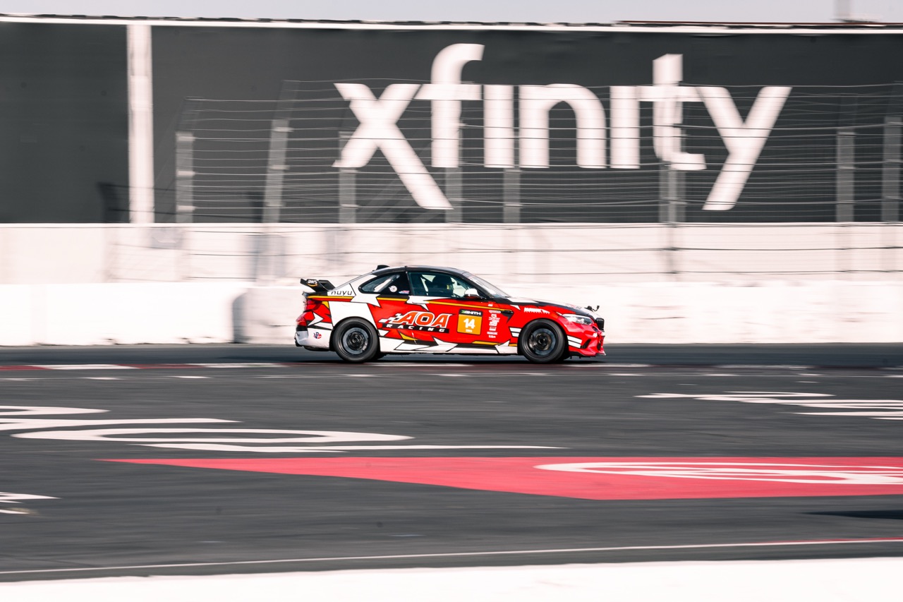 The AOA Racing BMW at Sonoma Raceway
