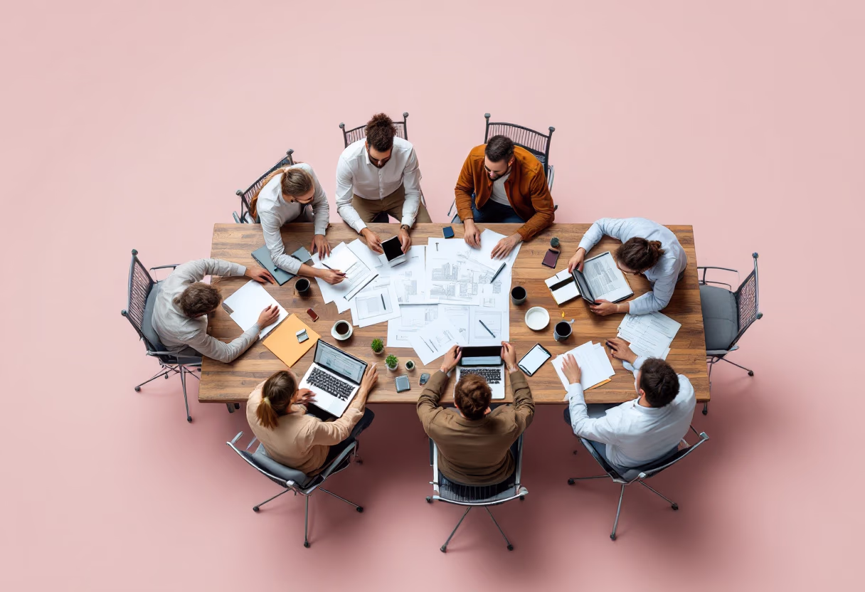 image of construction meetings