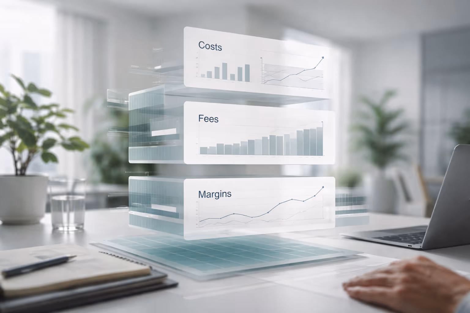 image of website on a laptop (for a web design agency)