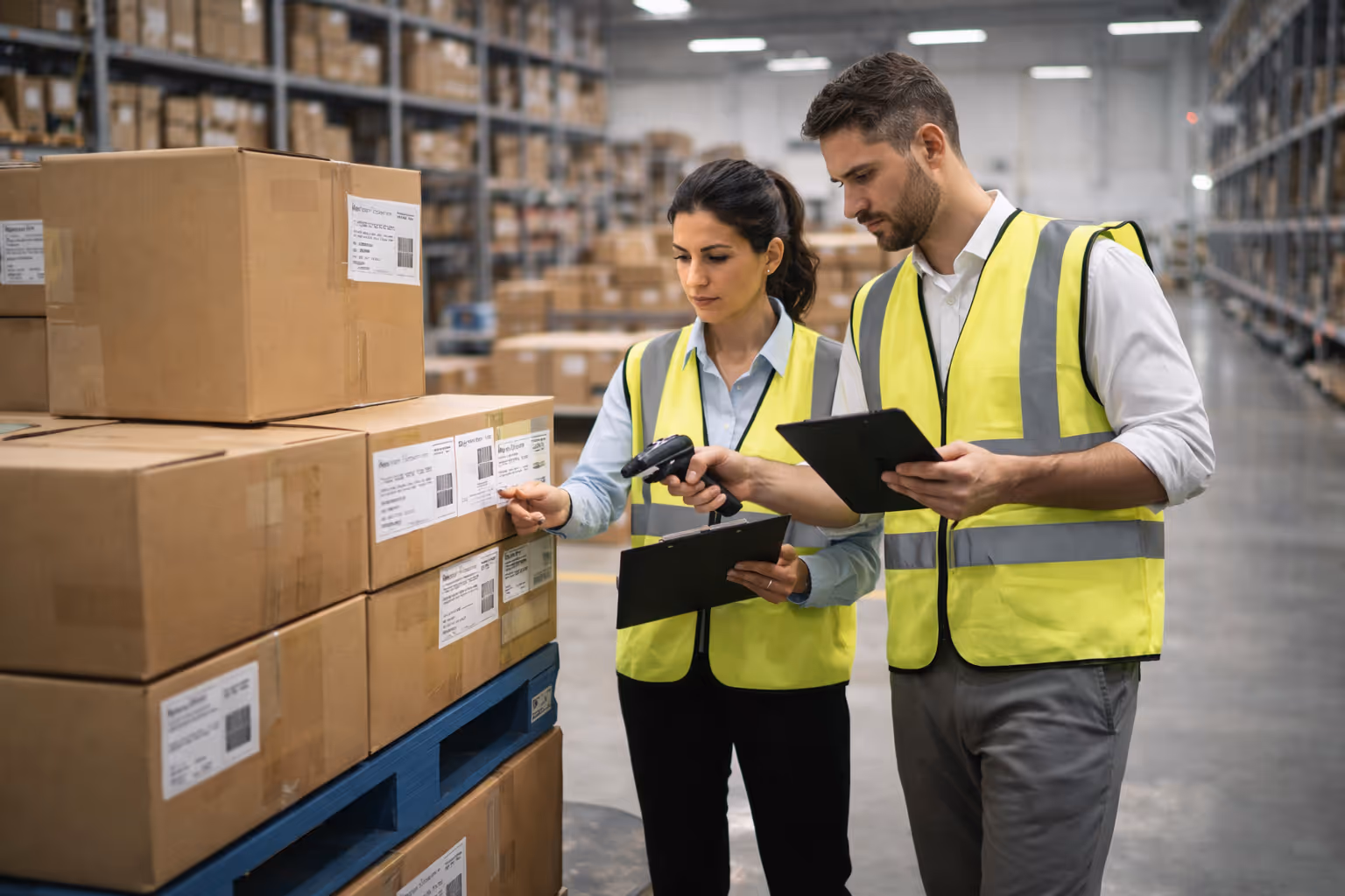 image of business professionals interacting with technology