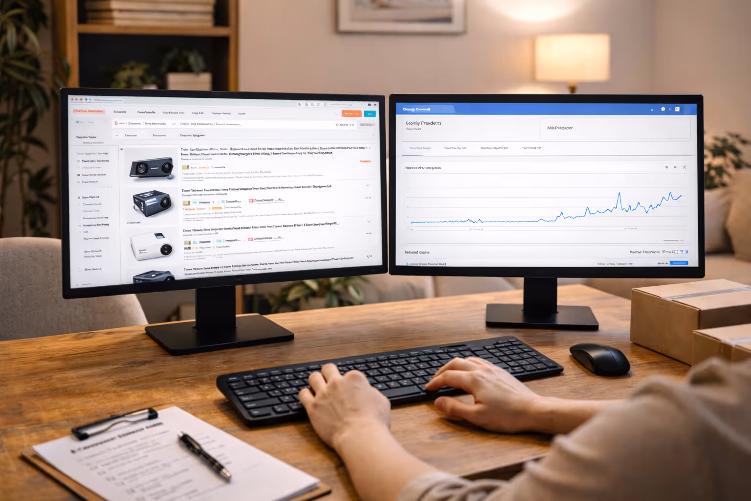 [digital project] image of a mobile device with a social media ad (for a graphic design studio)