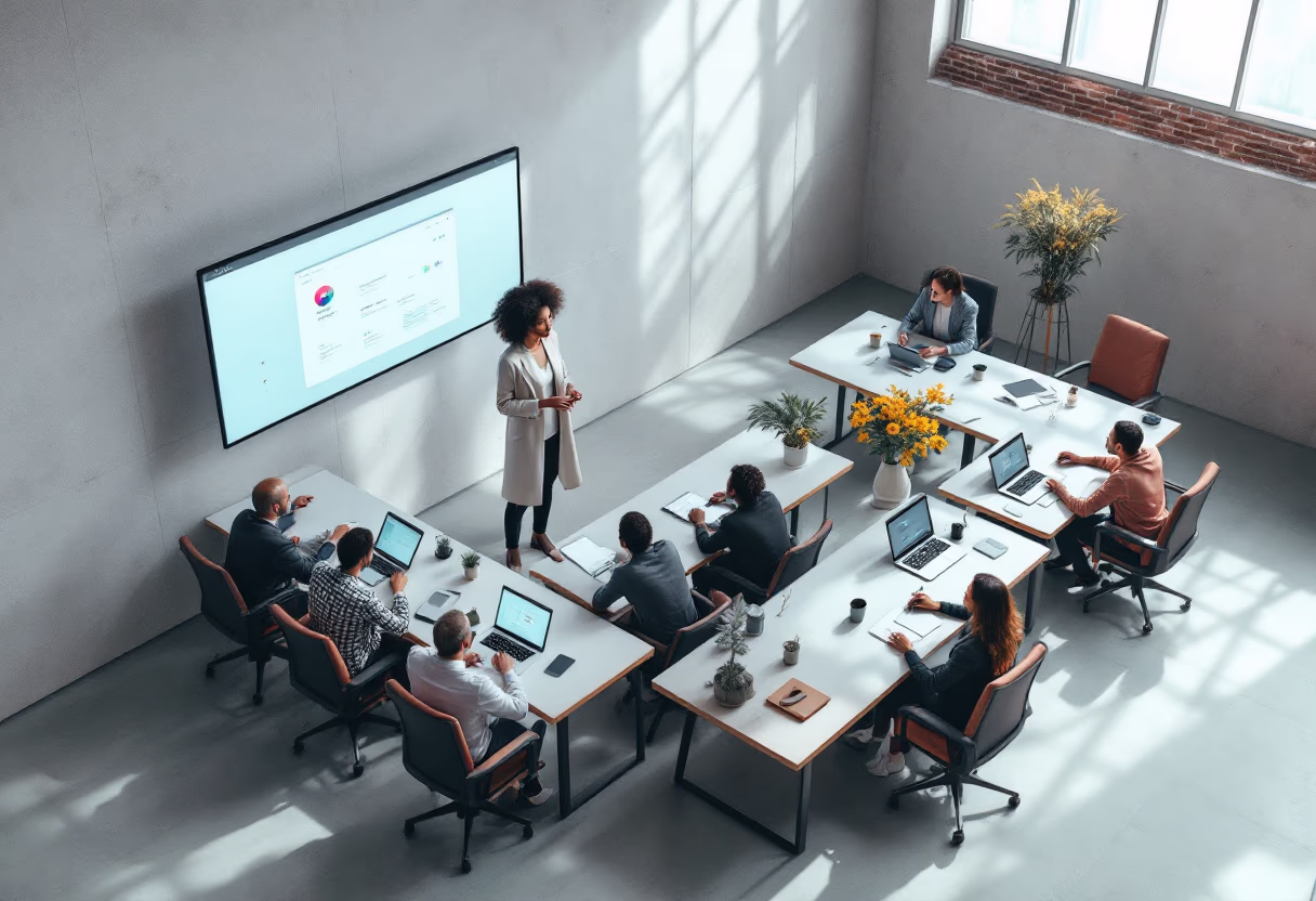 image of tech solutions demonstration (for a hr tech)
