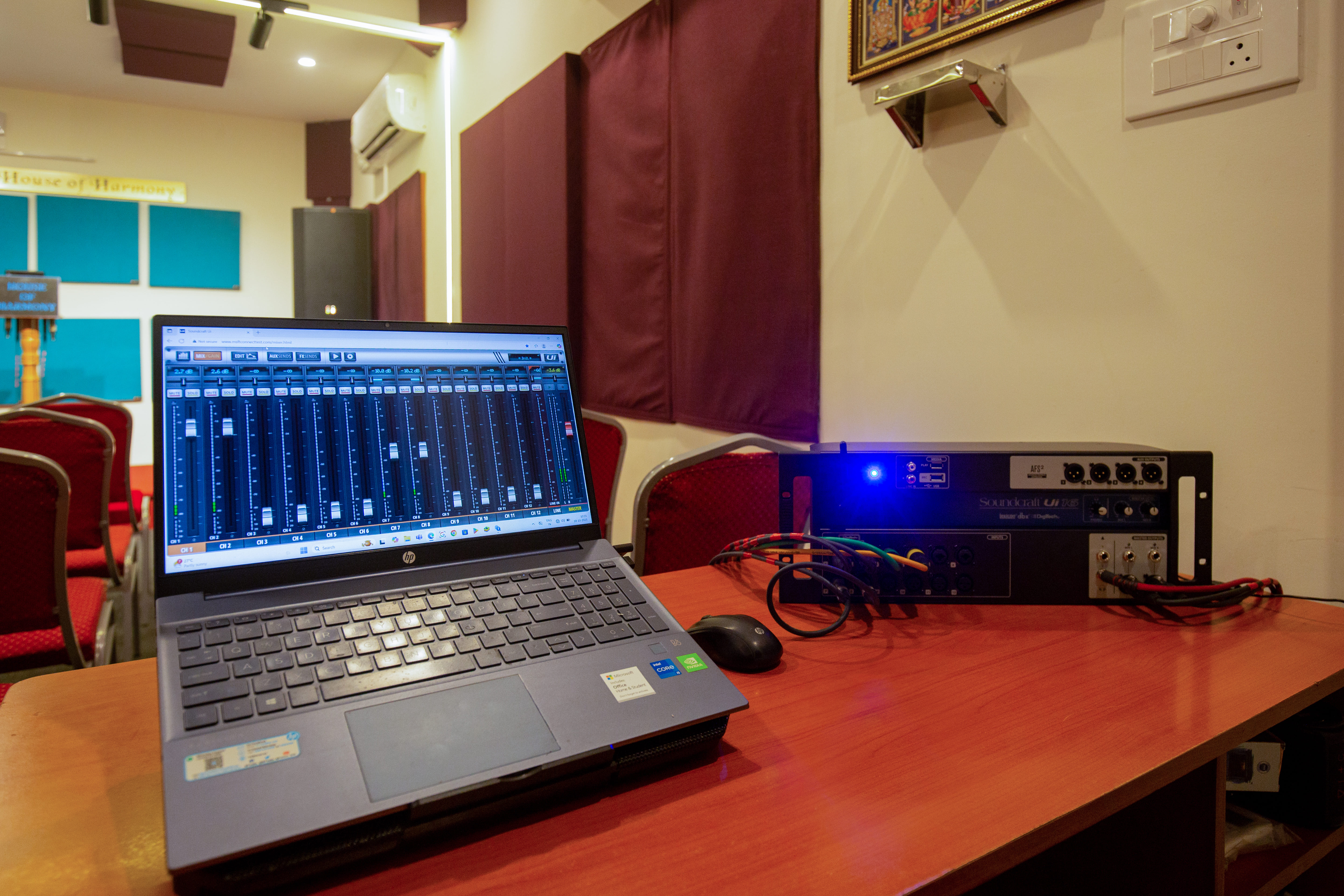 image of studio exterior (photography) (for a music studio)