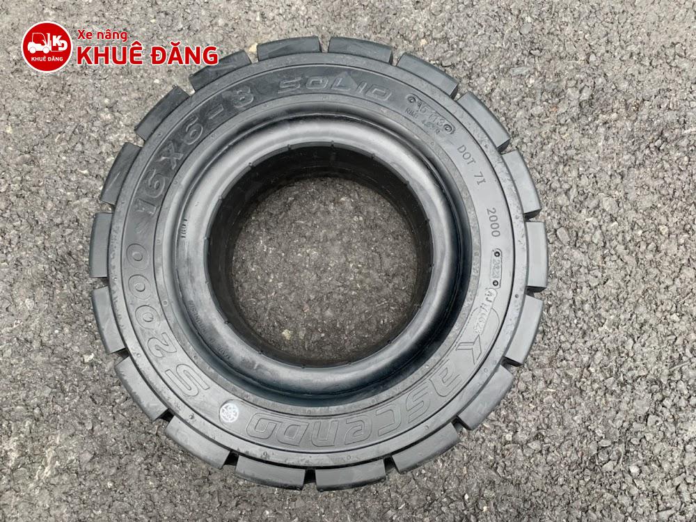 Lốp đặc 16X6-8 ASCENDO S2000