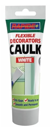 Caulk is a flexible gap filler deigned for interior painting. Perfect for filling in cracks and gaps around skirting boards, windows, door frames and ceilings and walls.