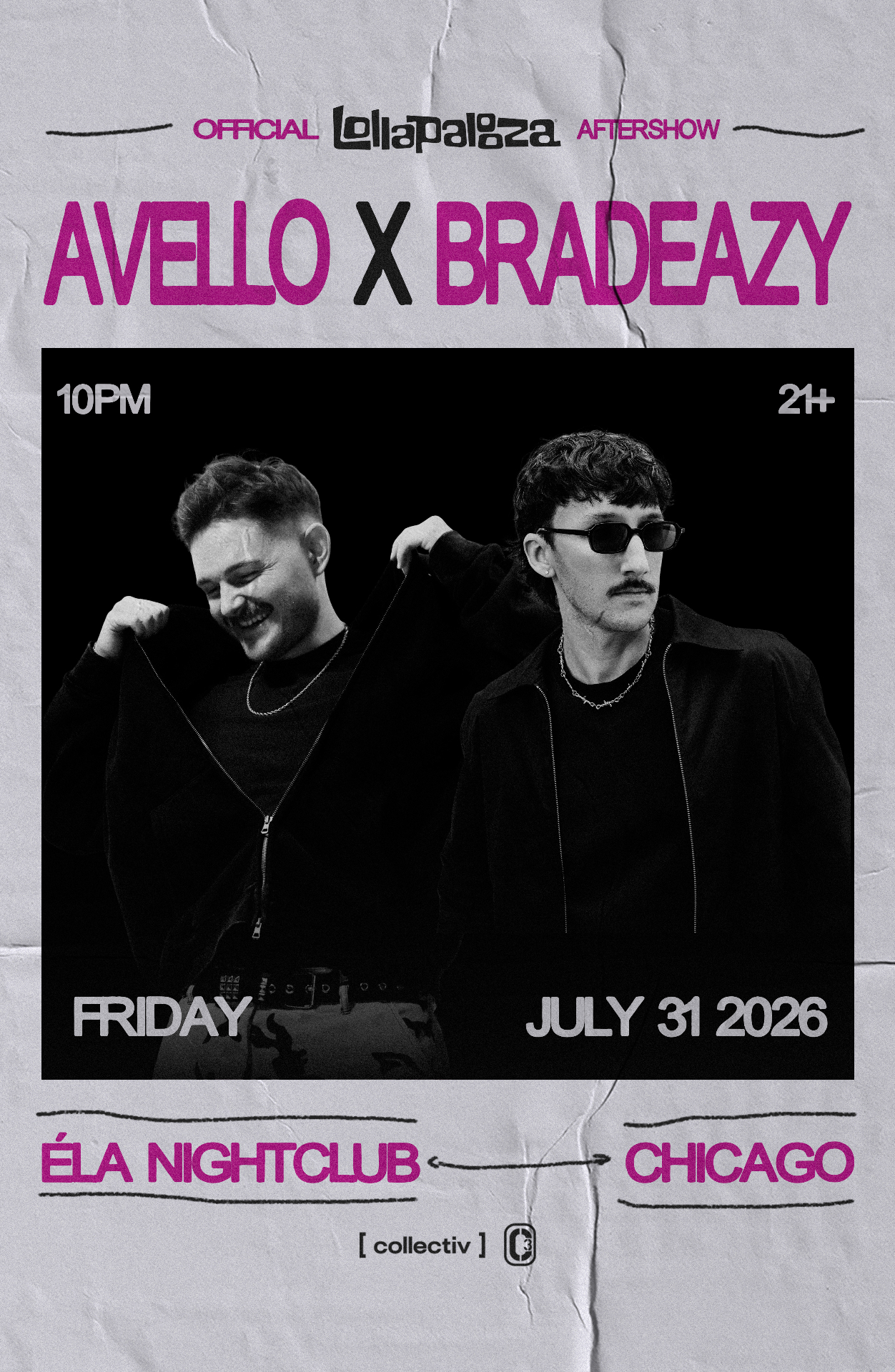 Avello x Bradeazy Official Lollapalooza Aftershow Avello x Bradeazy Official Lollapalooza Aftershow