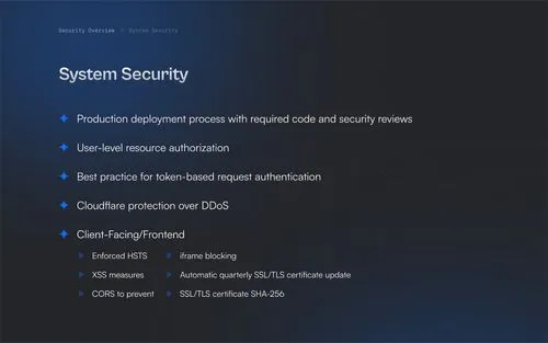 Data encryption and protection in Soraban
