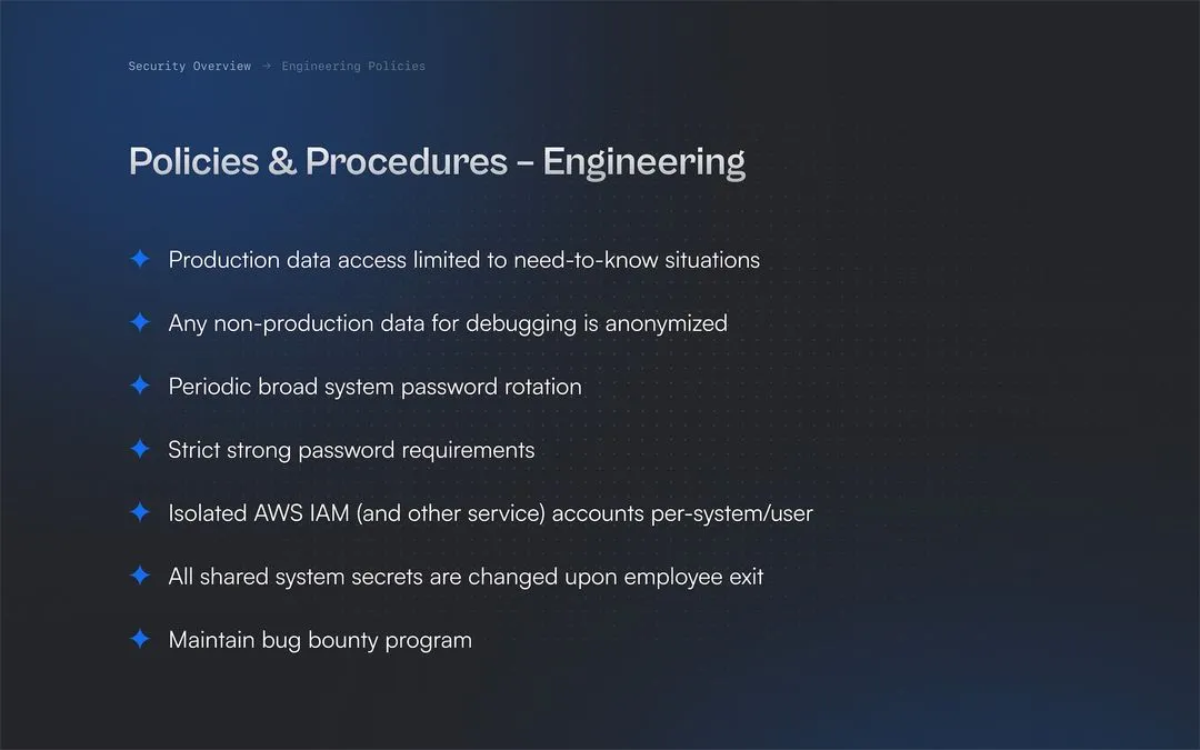 Data encryption and protection in Soraban