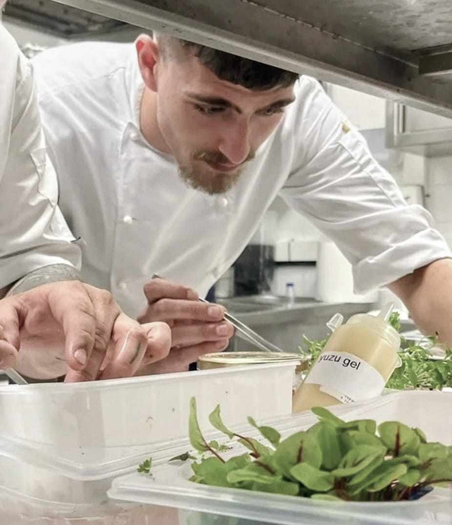 Chef in a professional kitchen