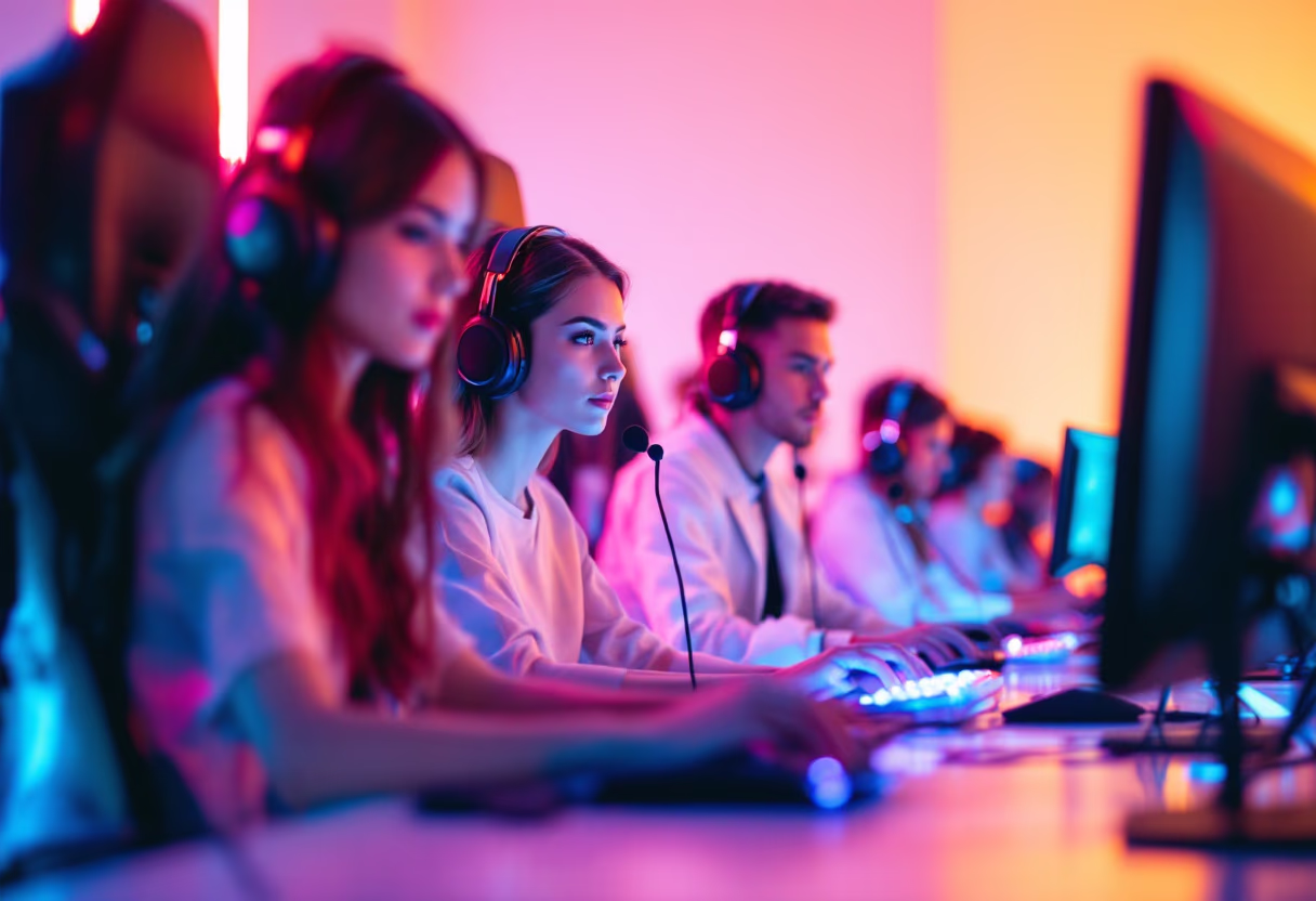 image of gaming competitions (for a gaming and entertainment)