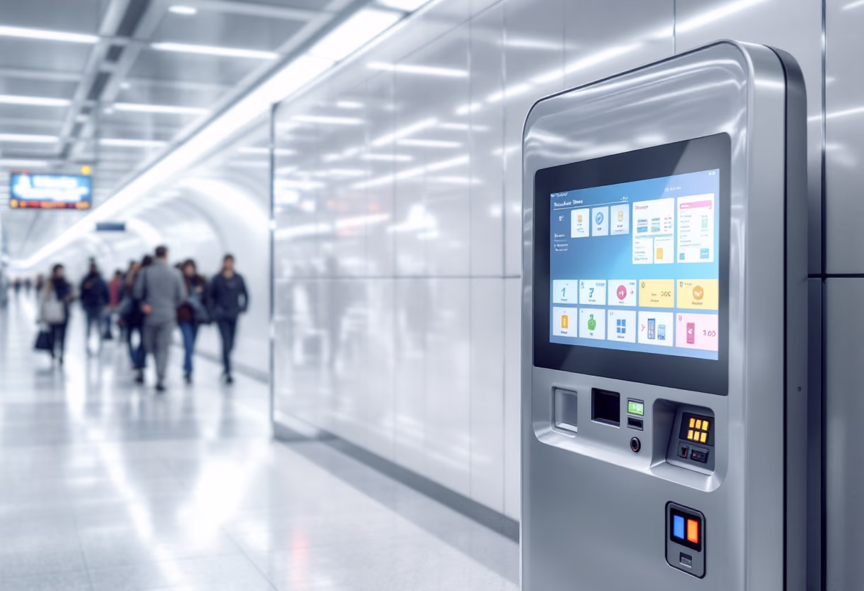 image of smart ticketing system for a public transportation company