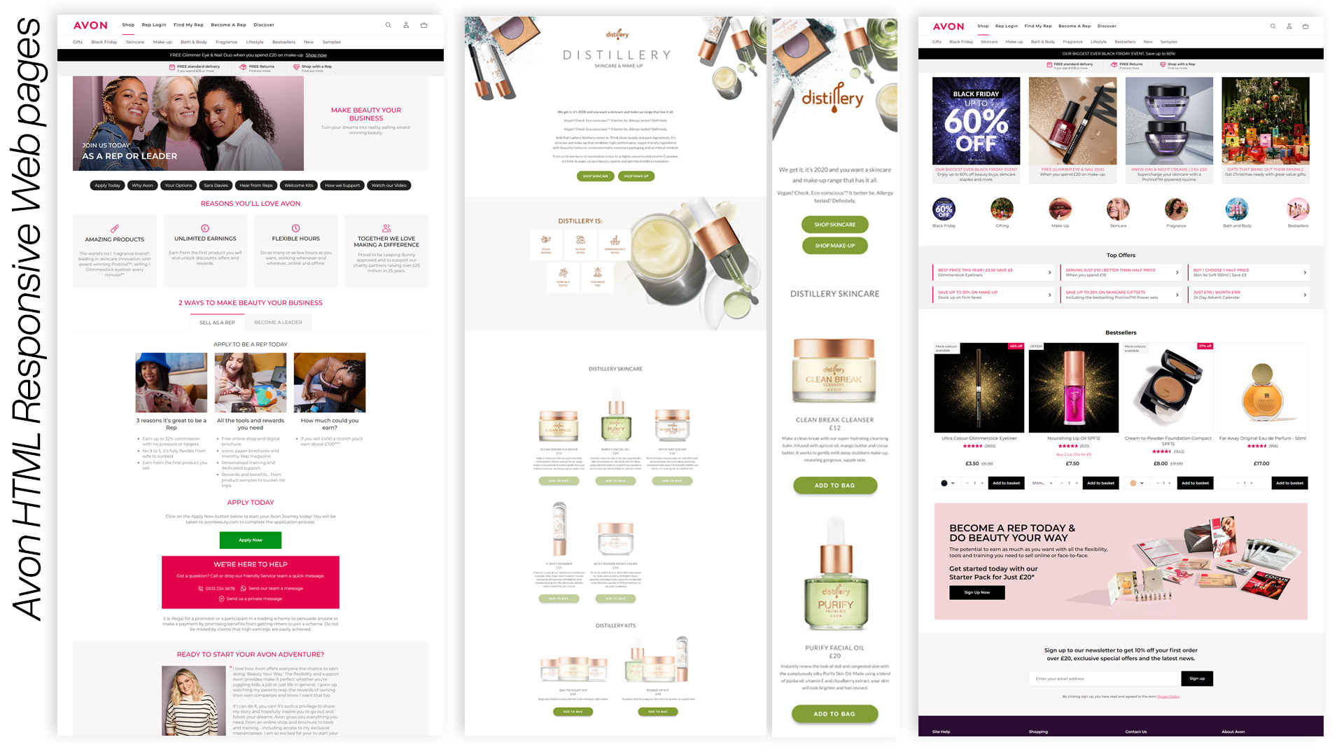 Avon HTML Responsive Web Pages