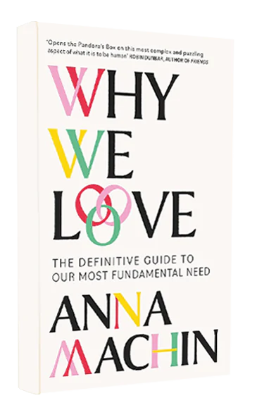 why we love by anna machin book jacket for connecting the dots