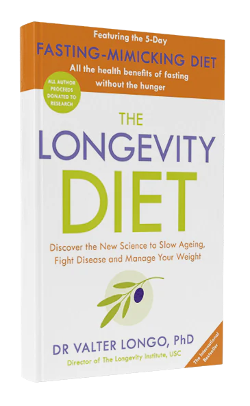 Book cover of The Longevity Diet by Valter Longo
