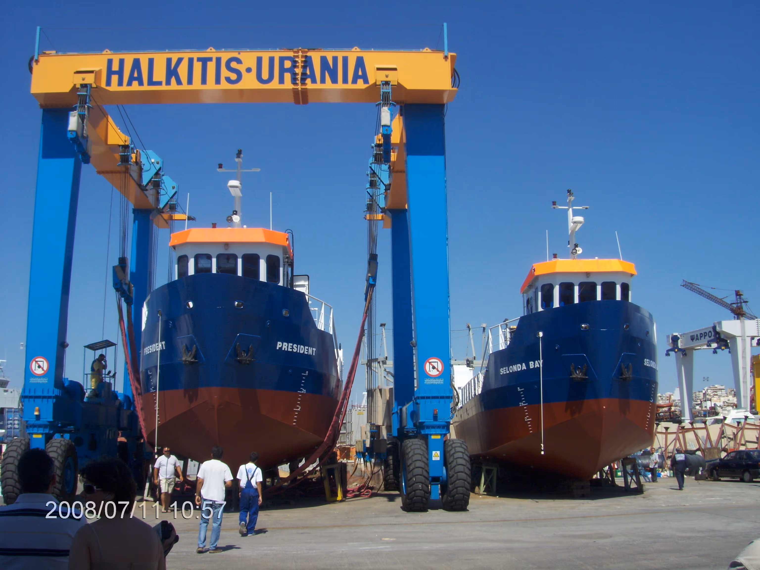 cardo ships "President" and "Selonda Bay"