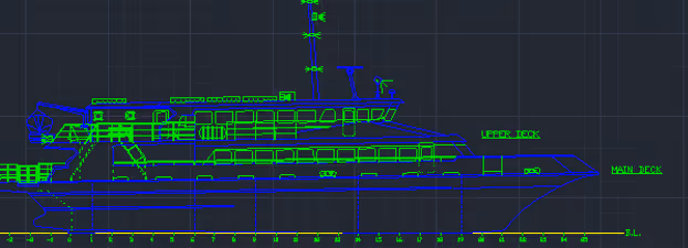 passenger ship "Ydra cat"