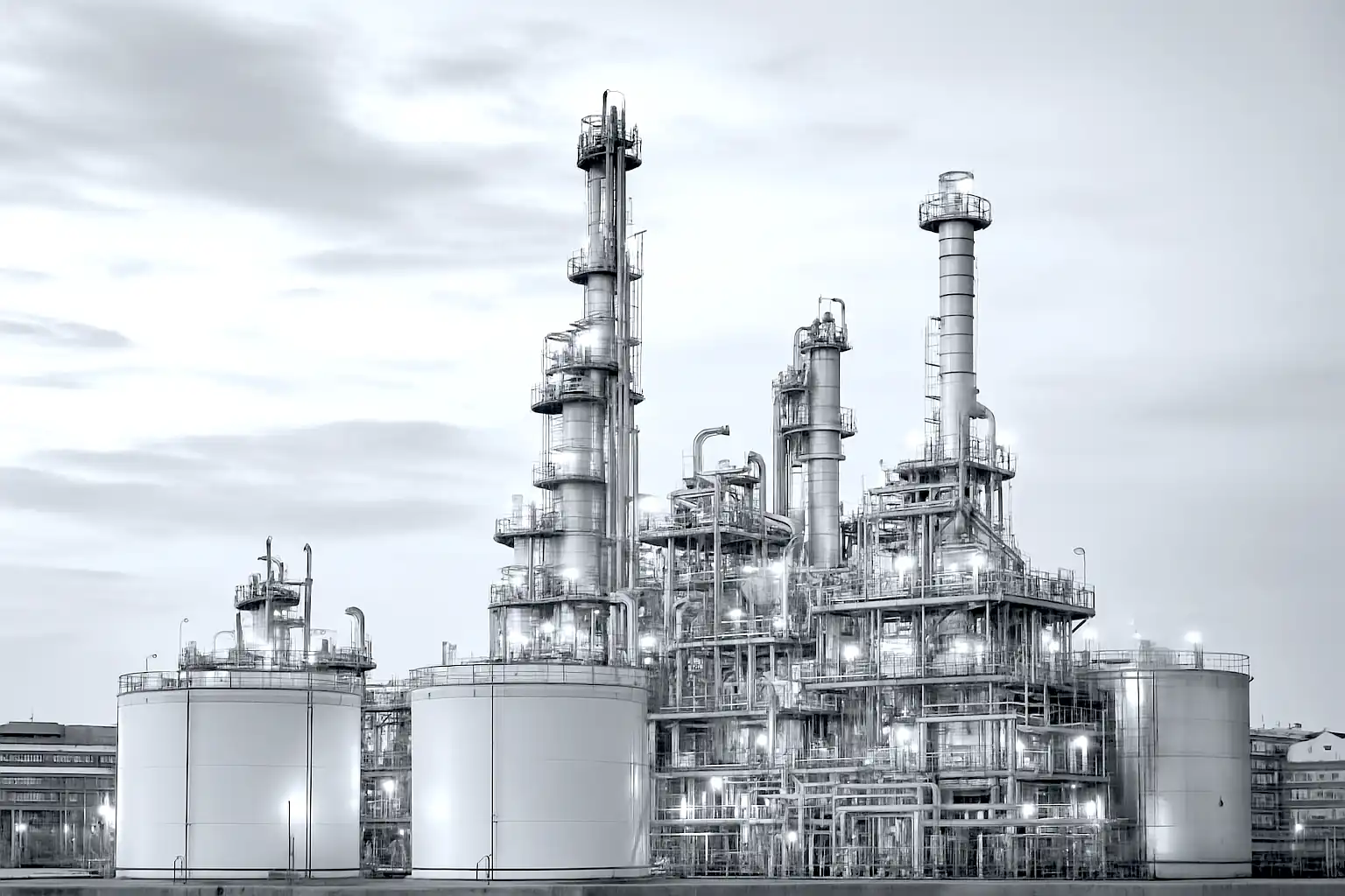 image of a geothermal plant with advanced technology