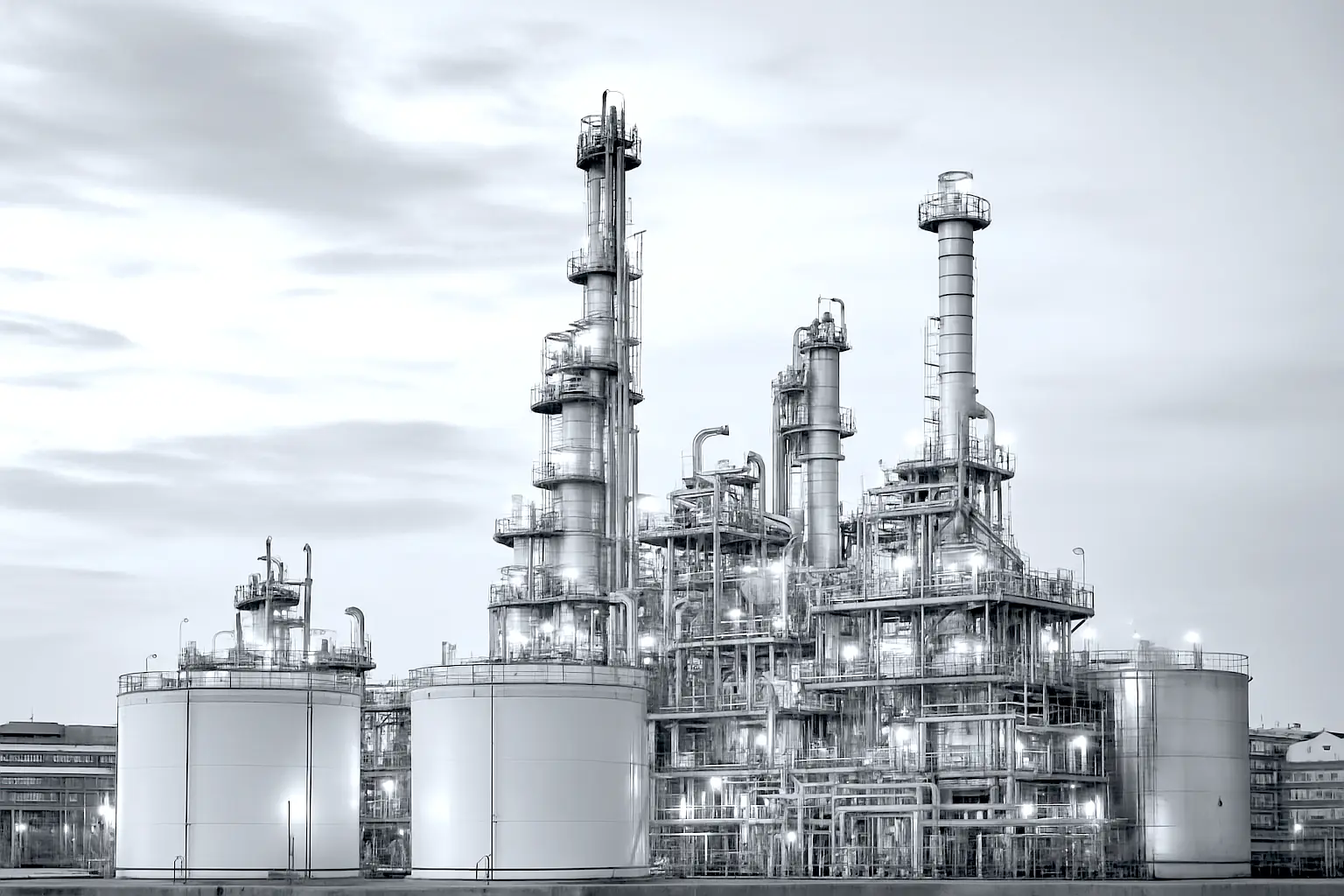 image of a geothermal plant with advanced technology