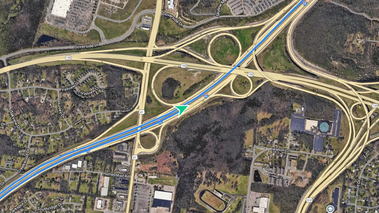 Print-screen of a real-time tracking software of a car hauling truck