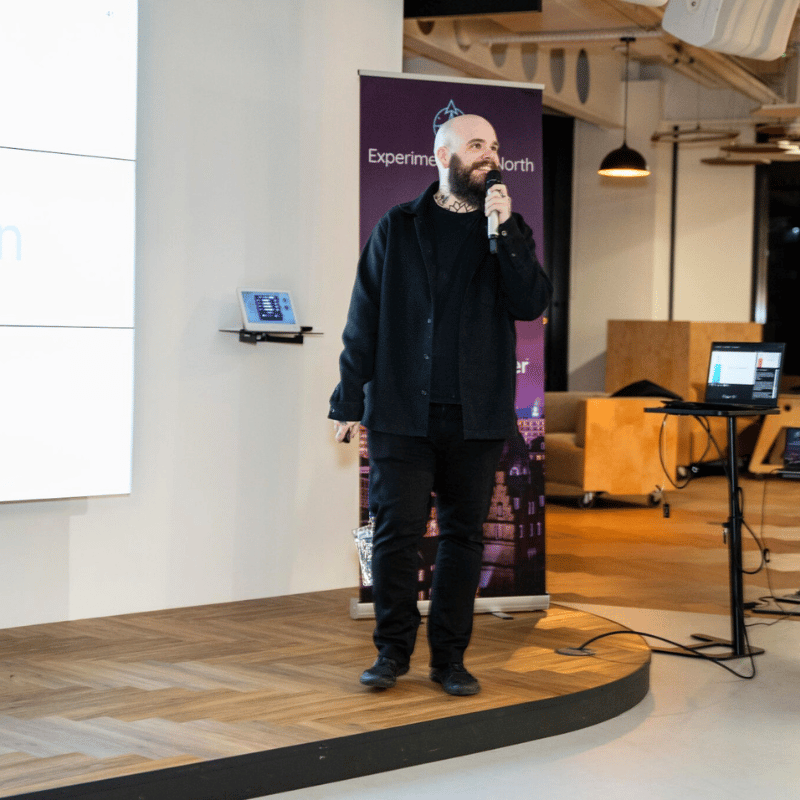 image of brainstorm session with sticky notes (for a b2b saas)