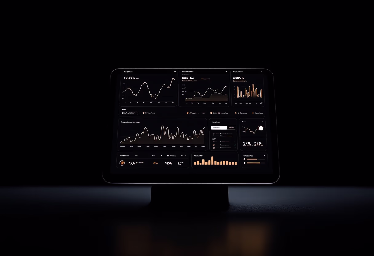 image of complex algorithms on a screen