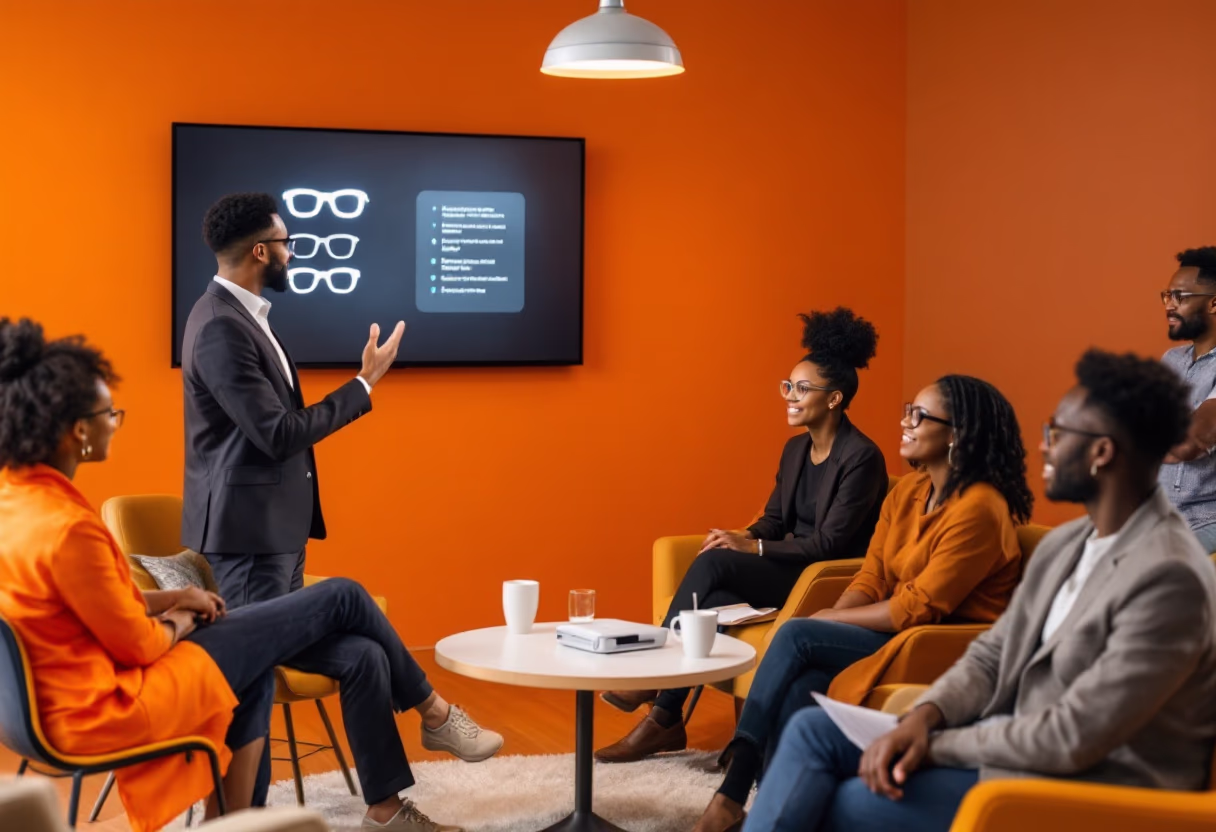 image showcasing community involvement (for a optician store and optometry clinic)