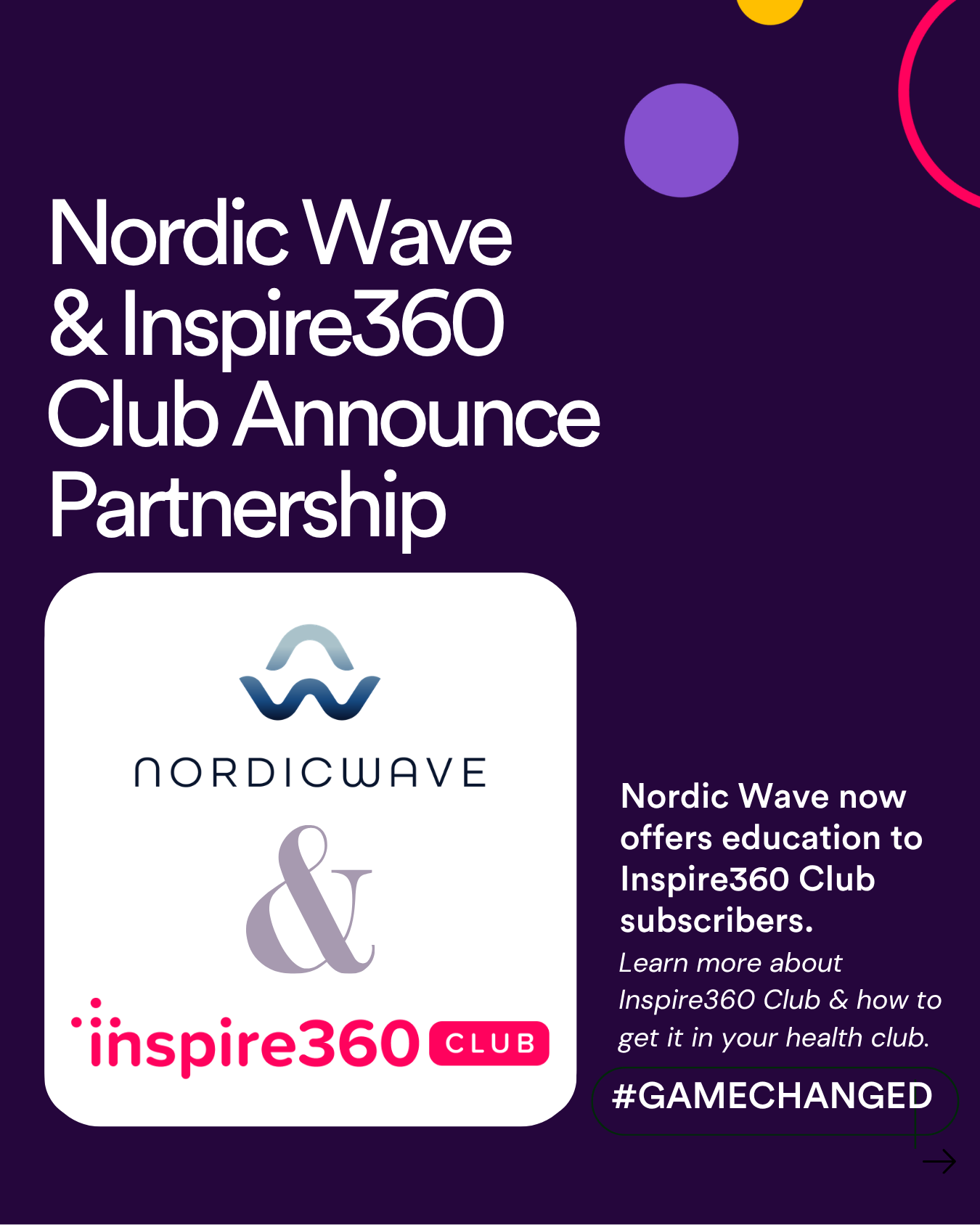 Nordic Wave & Inspire360 Club Announce Partnership